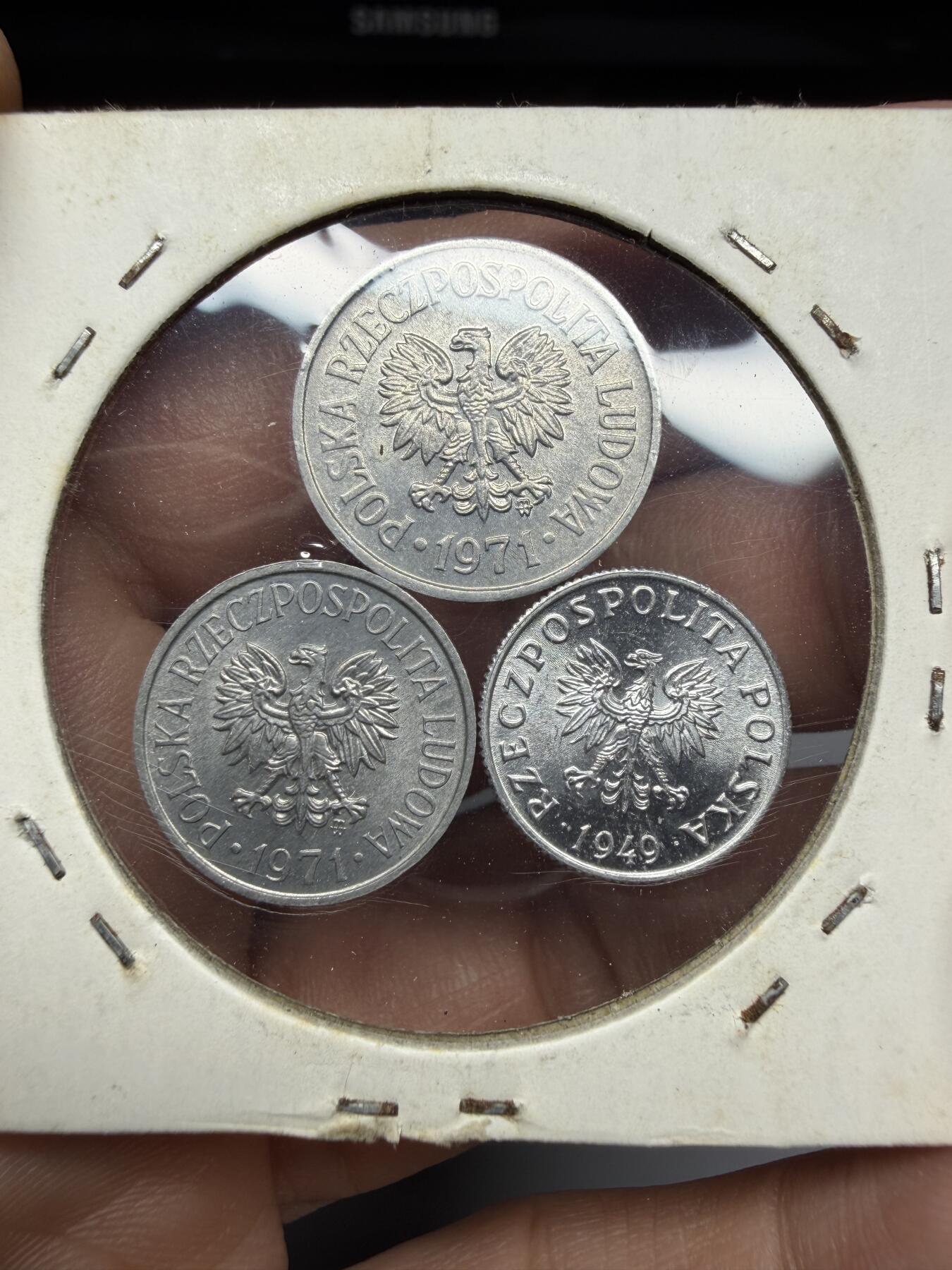 2025年集古藏今外币拍卖第十一期-第2场—（总第292拍），可以寄存60天，满160元包邮。 1949-1971年波兰三枚