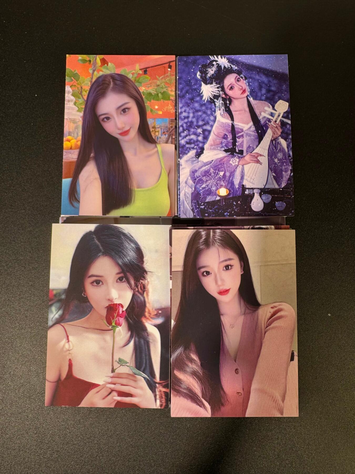 NO.20.5 好又多妹卡大赏，祝你新年旺桃花~只能从此链接进的专场！新店点关注不迷路~每周一站式配齐，方便凑单！（周5晚9点截拍，卖家送拍免费！） 真人美女厚卡 63张