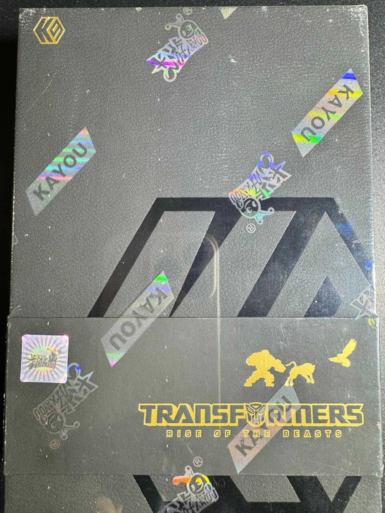 NO.18 好又多金牌大场，新店点关注不迷路！每周一站式配齐，方便凑单！（周6晚8点截拍，卖家送拍0抽成！） 卡游 变形金刚 勇士崛起 电影典藏卡 全新未拆一盒（典藏卡+卡砖+说明书）