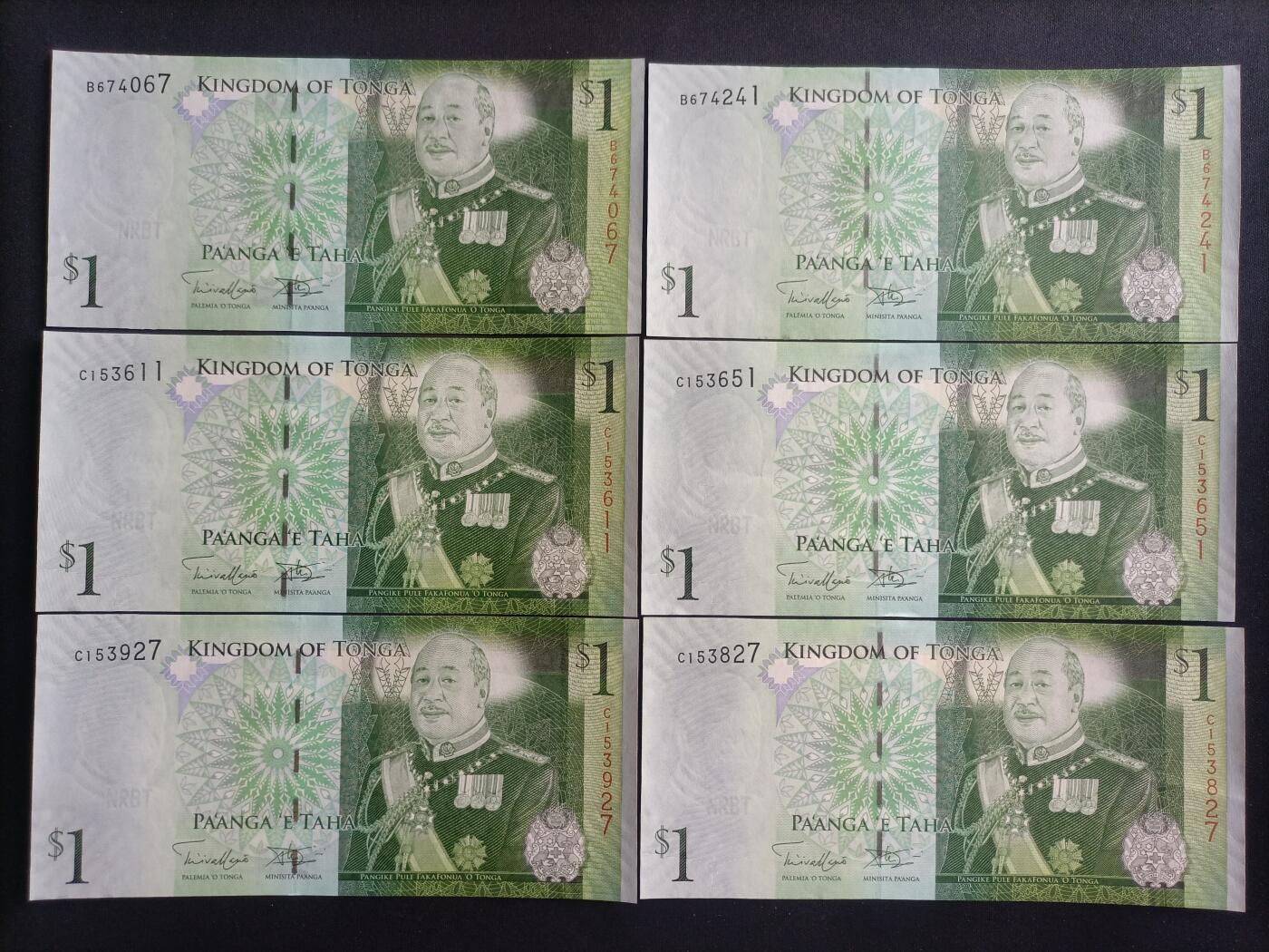 【游宝包邮场】蛇年第100期 五福临门+六六大顺 汤加🇹🇴 UNC/UNC-