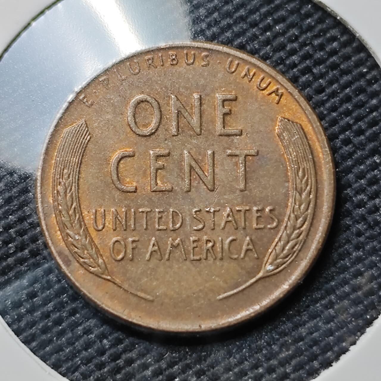 KK钱币收藏小铺 第382期  2月预留时间 周末发货 1958美国1分 