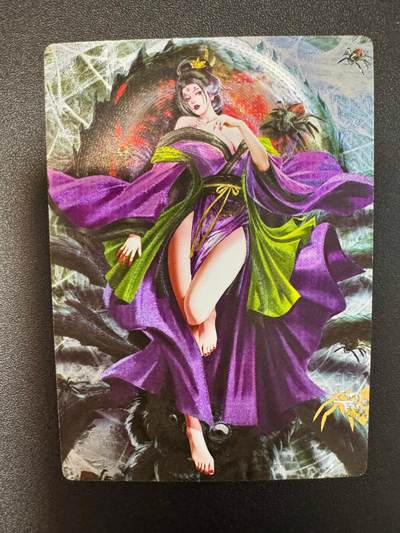 NO.18 好又多金牌大场，新店点关注不迷路！每周一站式配齐，方便凑单！（周6晚8点截拍，卖家送拍0抽成！） - 奇点卡牌 原创 黑神话悟空之蜘蛛精四妹 粗闪一张