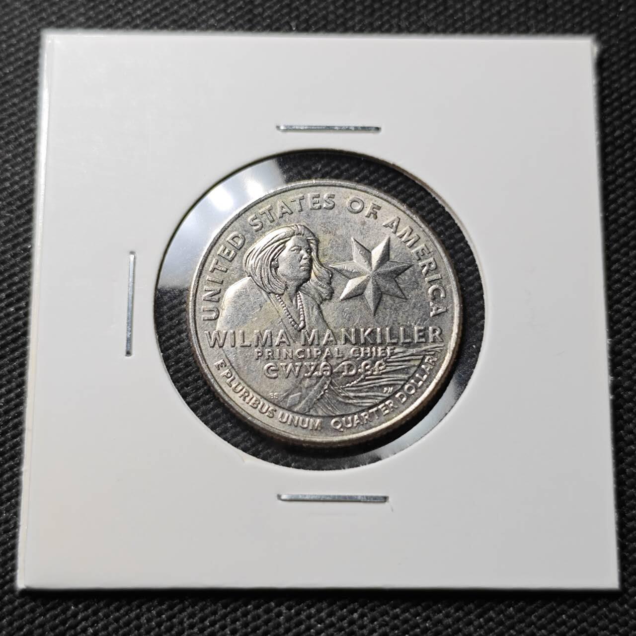 KK钱币收藏小铺 第382期  2月预留时间 周末发货 2022美国25分纪念币 