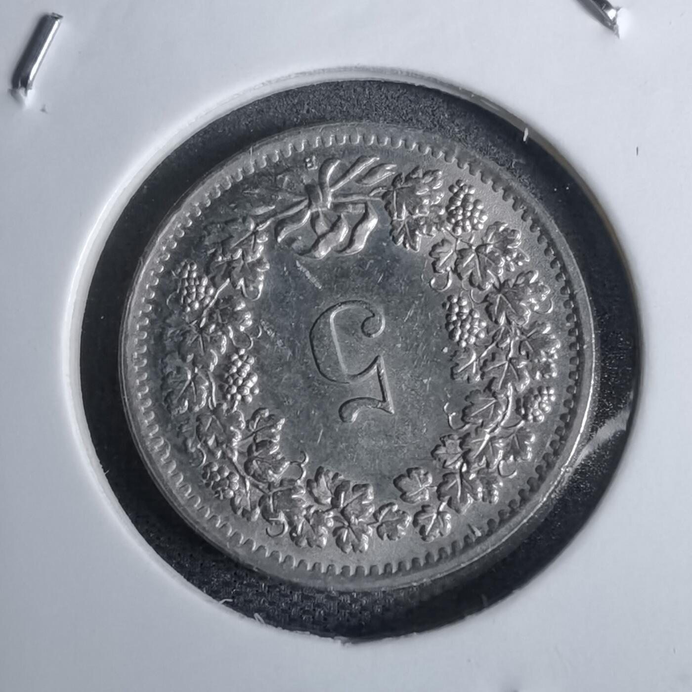 沼泽如烟--第938场 瑞士1968年五分