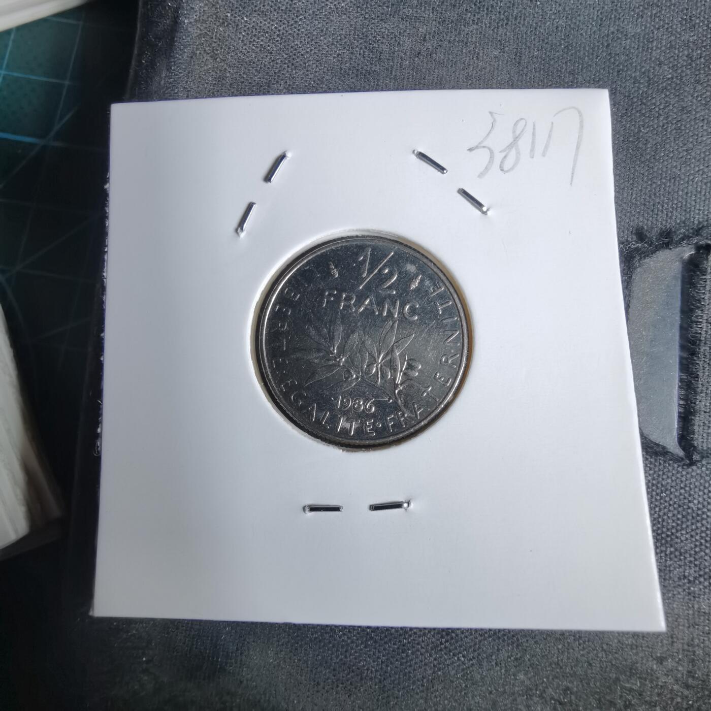 沼泽如烟--第938场 法国1986年半法郎