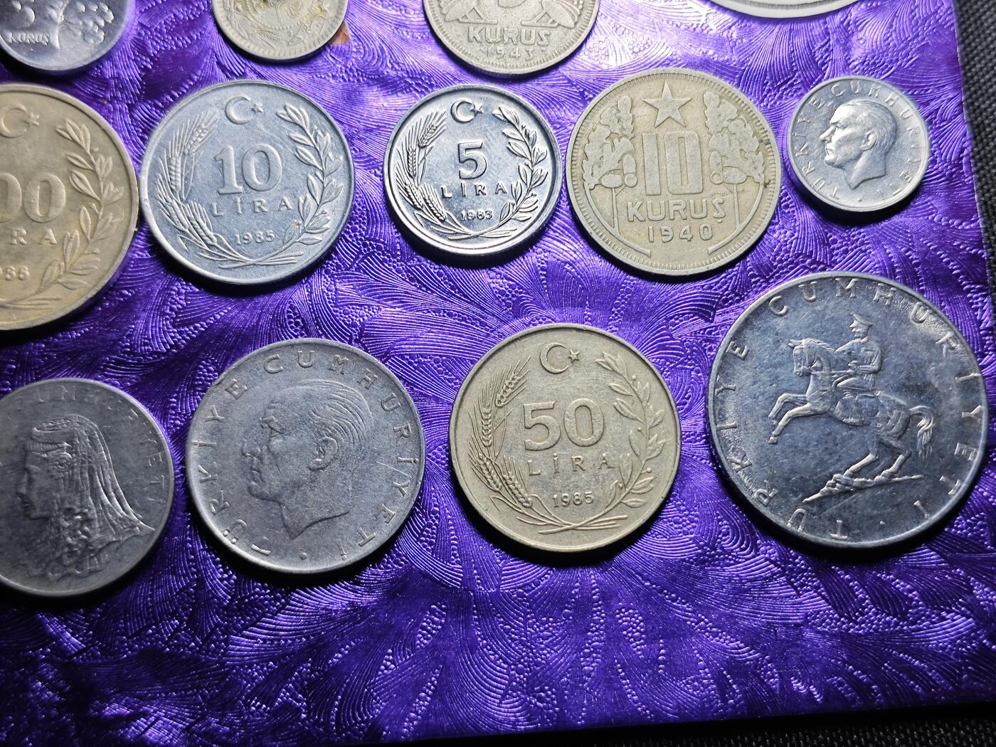 KK钱币收藏小铺 《套币 好品/批量散币专场》  2月预留时间 周末发货  土耳其套币 有脱落