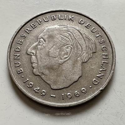 🌹外币初藏🌹🐯2025年第143场  每周二四六晚8️⃣点 接代拍 - 德国1976年G版 2马克 豪斯