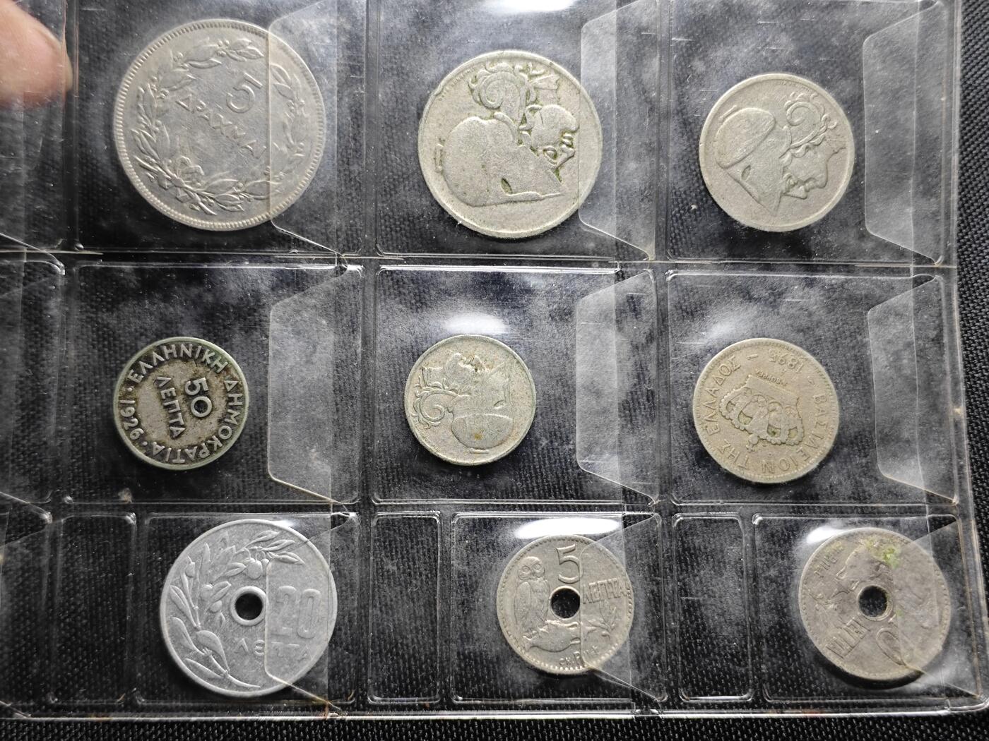 KK钱币收藏小铺 《套币 好品/批量散币专场》  2月预留时间 周末发货  希腊散币一组