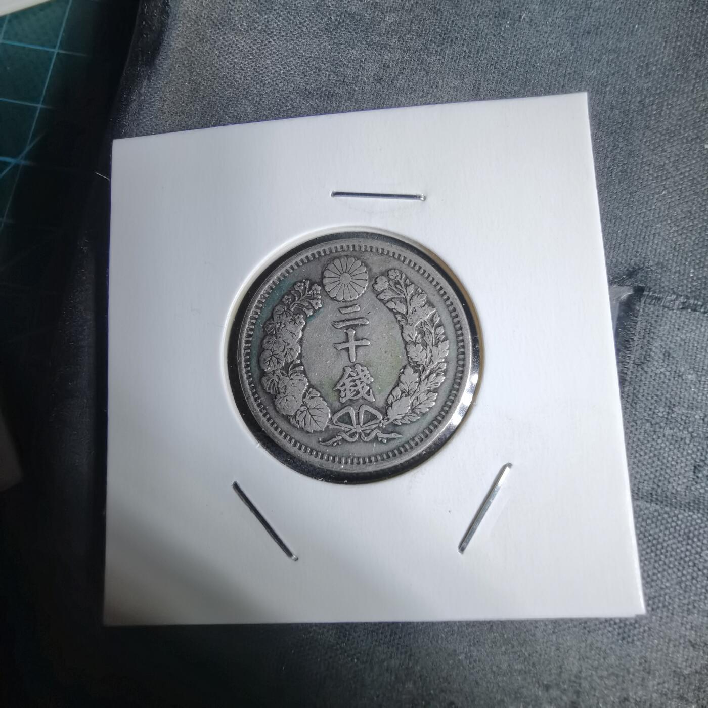 沼泽如烟--第938场 明治九年龙二十钱银币