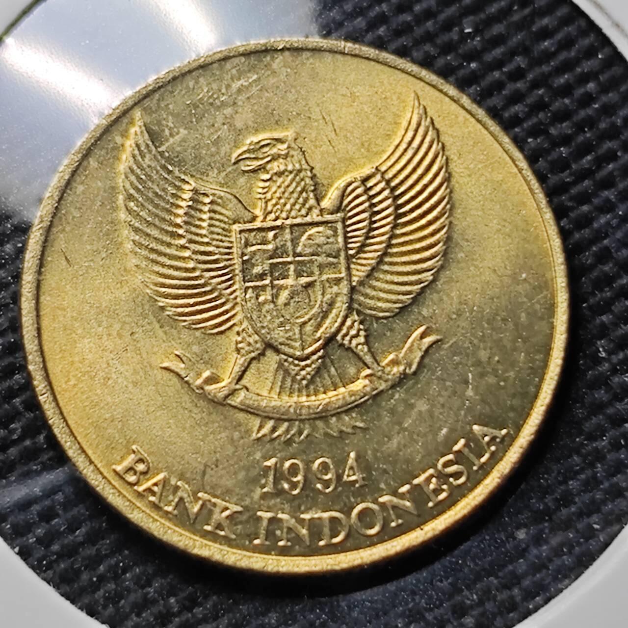 KK钱币收藏小铺 第382期  2月预留时间 周末发货 1994印度尼西亚50卢比好品