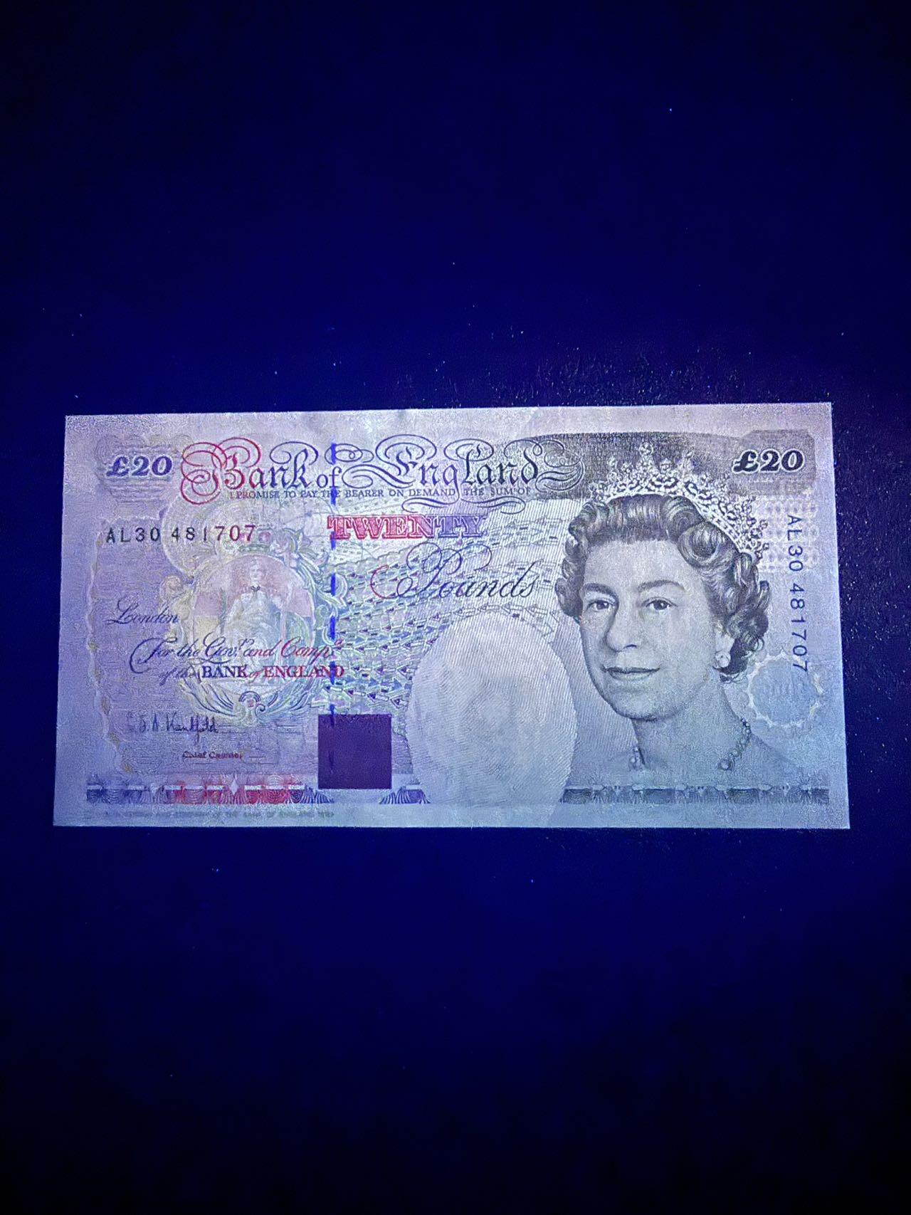 第14期 库存低价起拍 英国E序 数字20 全新unc