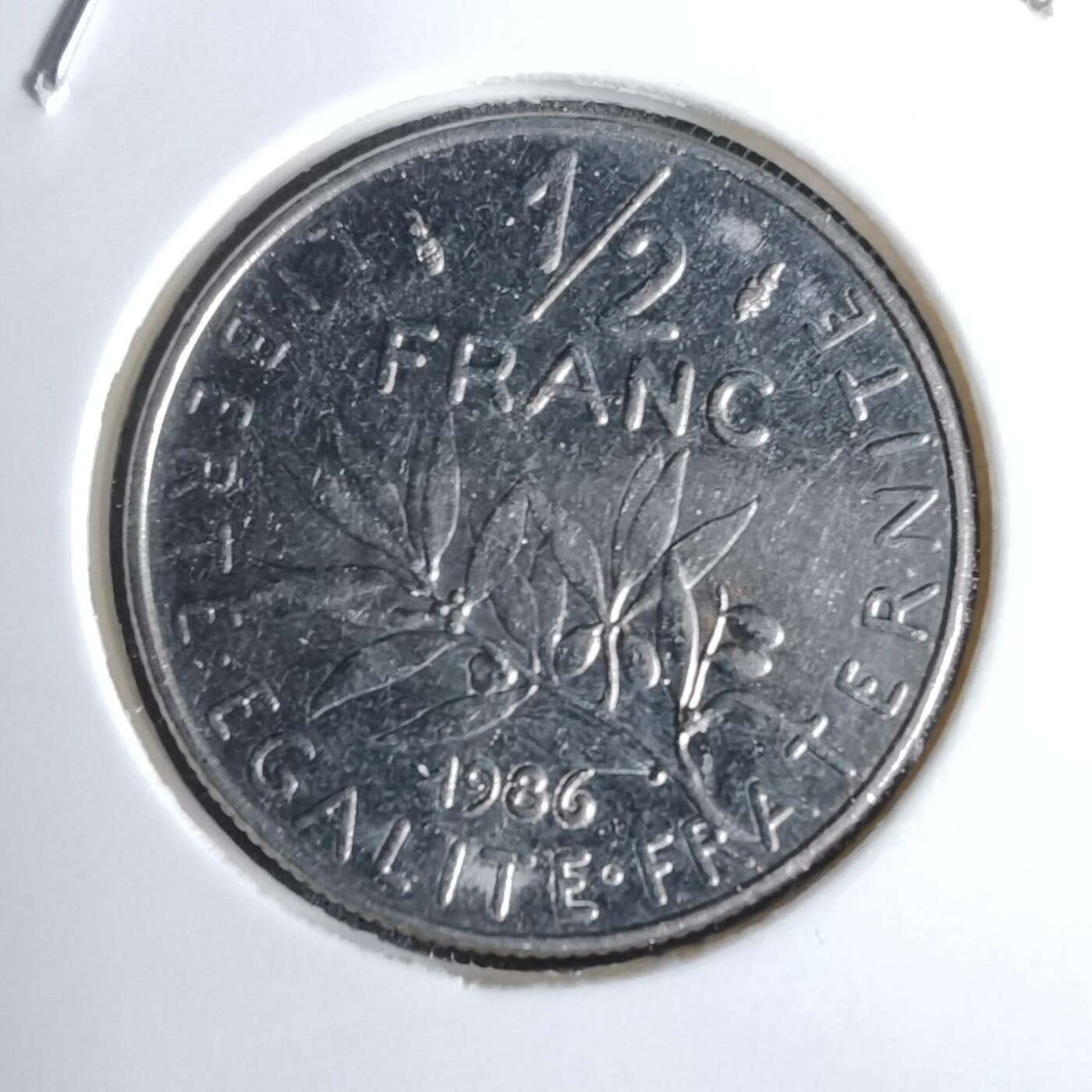 沼泽如烟--第938场 法国1986年半法郎