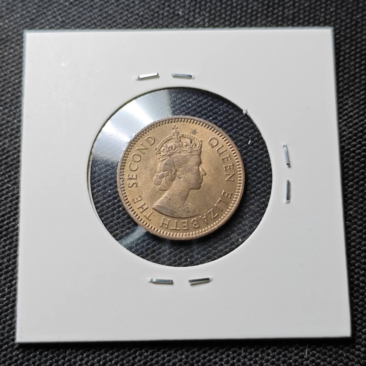 KK钱币收藏小铺 第382期  2月预留时间 周末发货 1955塞浦路斯3米尔 好品