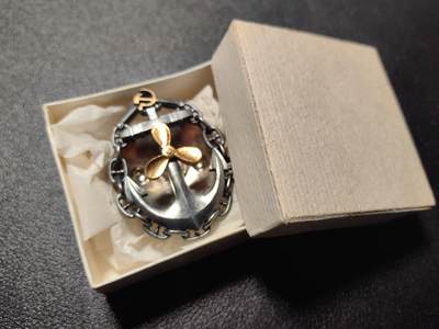 靖甫拍卖第十三场 - 苏联远洋机械师证章 库存品