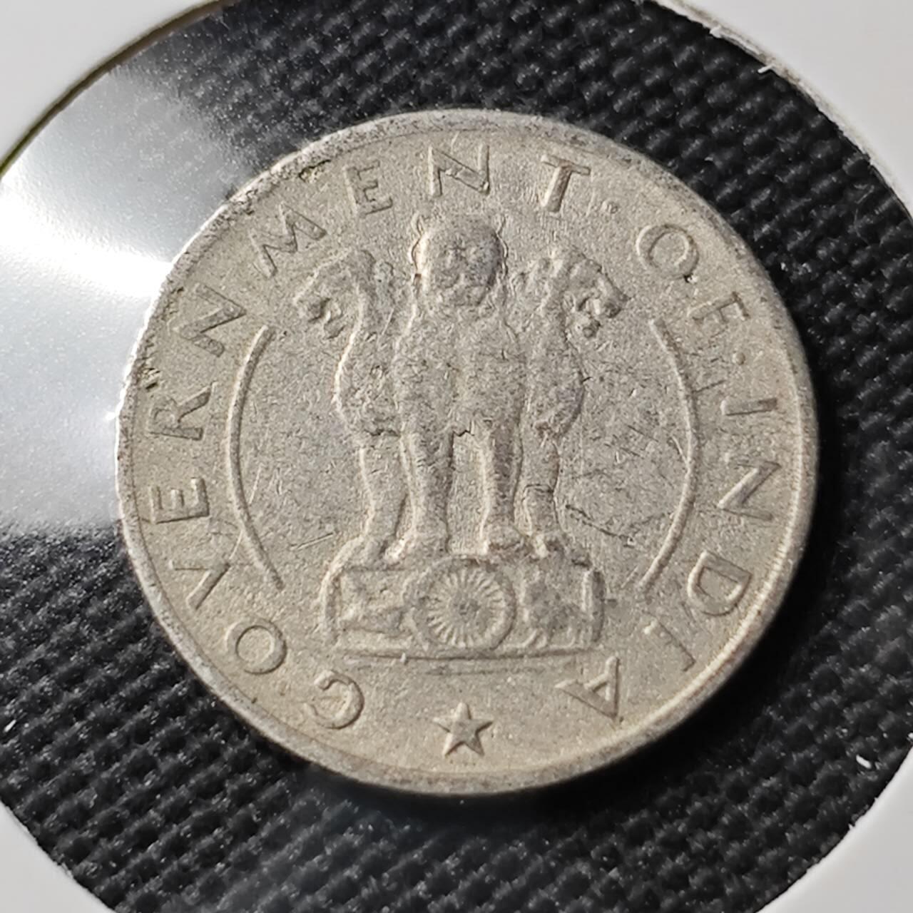 KK钱币收藏小铺 第382期  2月预留时间 周末发货 1951印度1/4安娜 