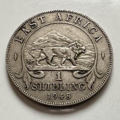 🌹外币初藏🌹🐯2025年第143场  每周二四六晚8️⃣点 接代拍 - 英属东非1948年一先令