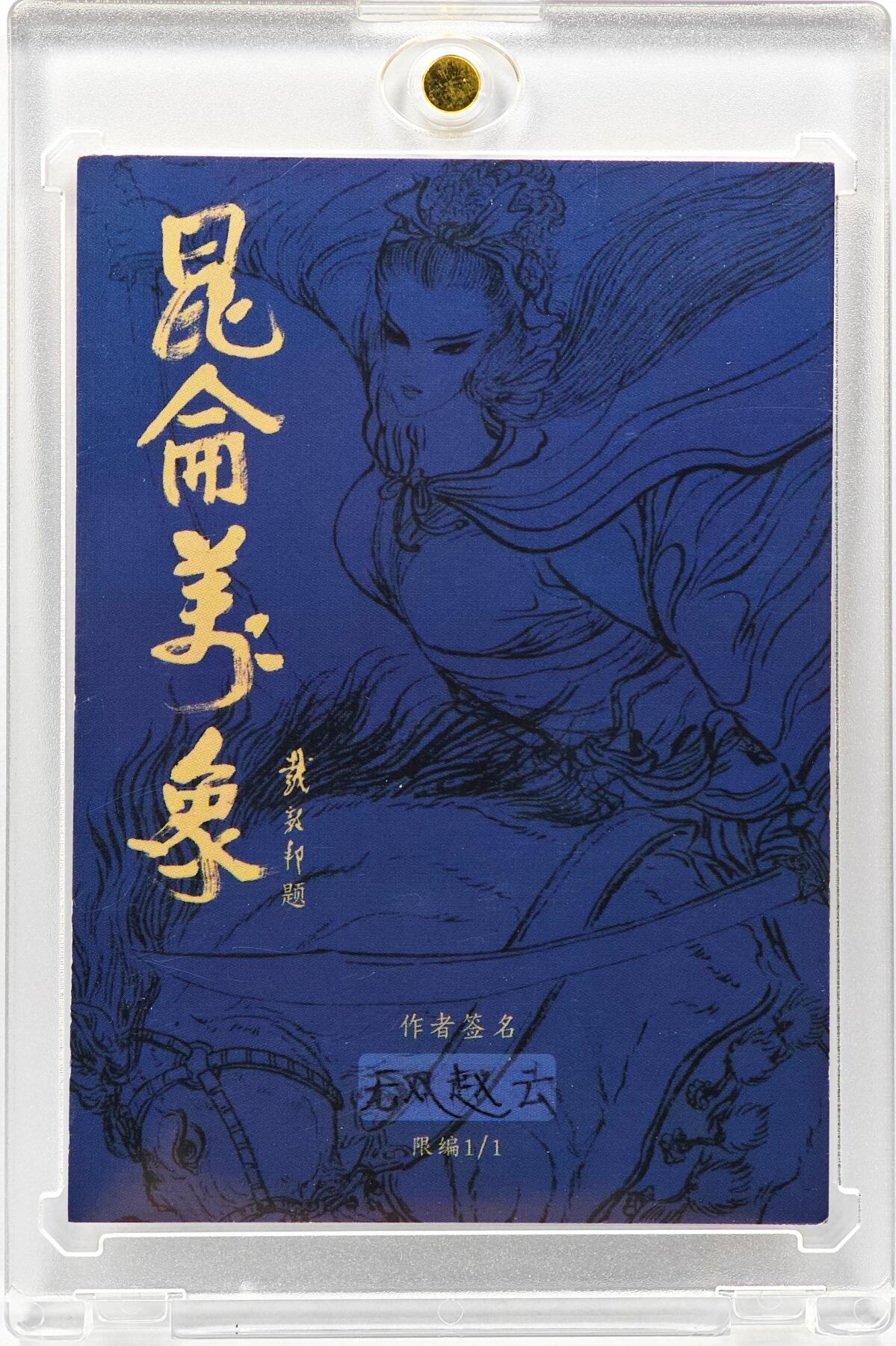 白泽拍卖卡牌手绘专场第30期（白金之夜 跨年大拍） 2025 叶欣手绘卡 赵云   卡砖封装