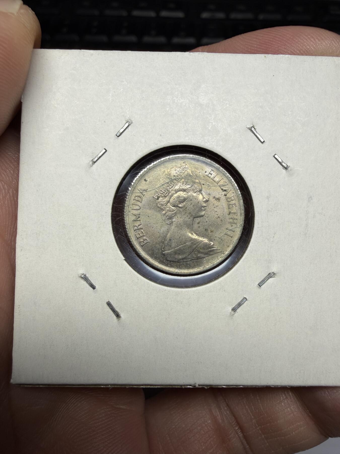 2025年集古藏今外币拍卖第十一期-第2场—（总第292拍），可以寄存60天，满160元包邮。 1970年百慕大10分