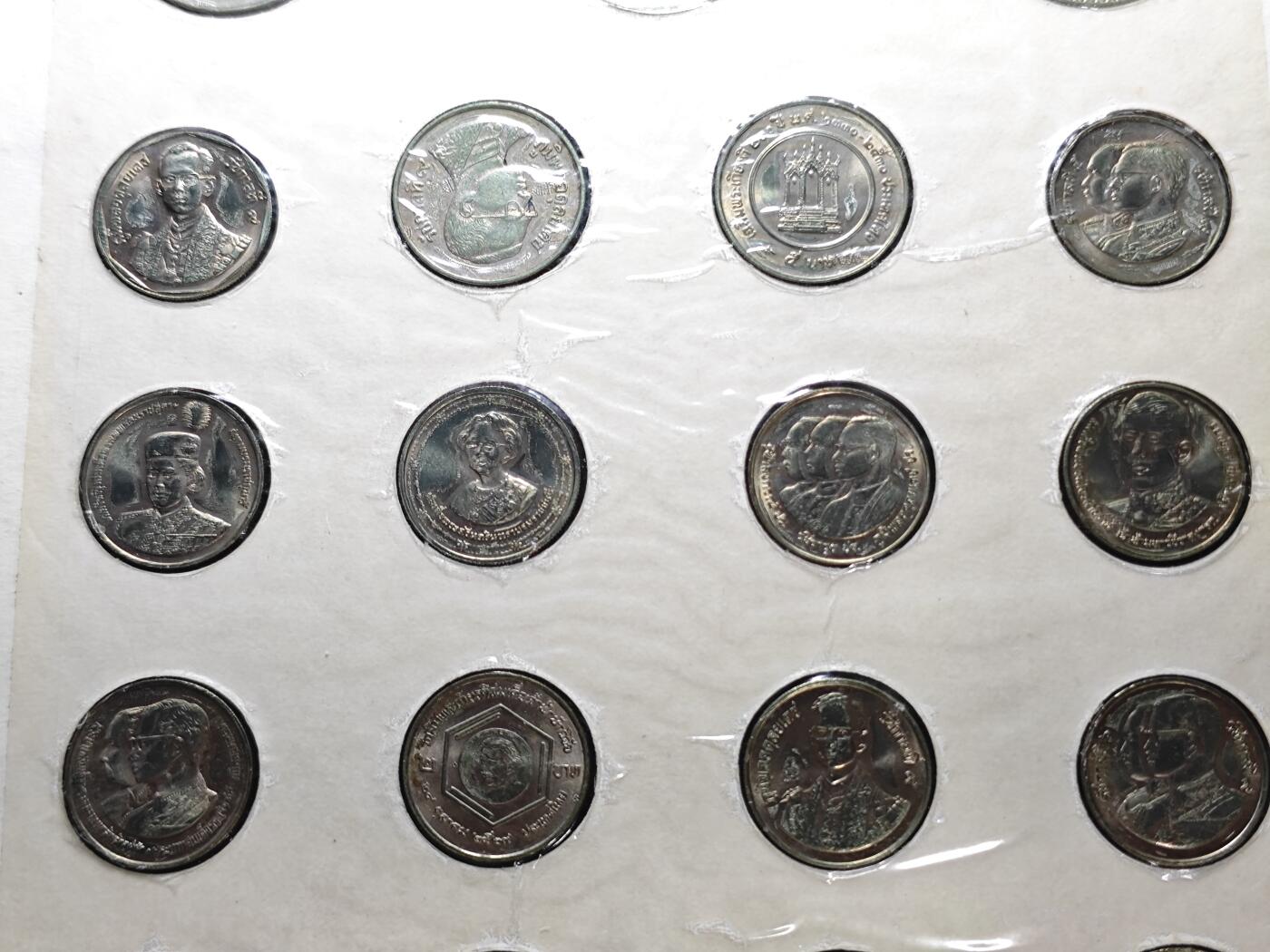 KK钱币收藏小铺 《套币 好品/批量散币专场》  2月预留时间 周末发货  泰国纪念币套币 含纪念币19枚