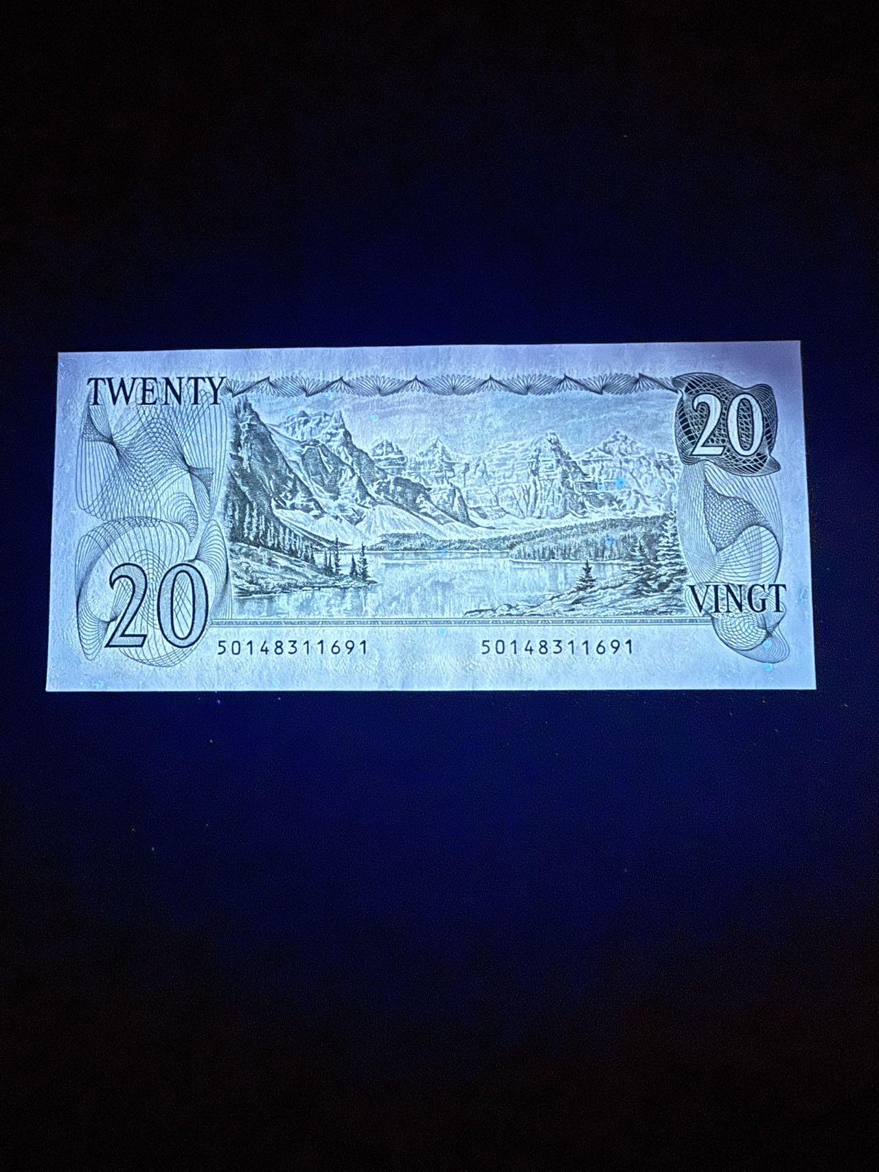 第14期 库存低价起拍 加拿大风景版20 全新unc