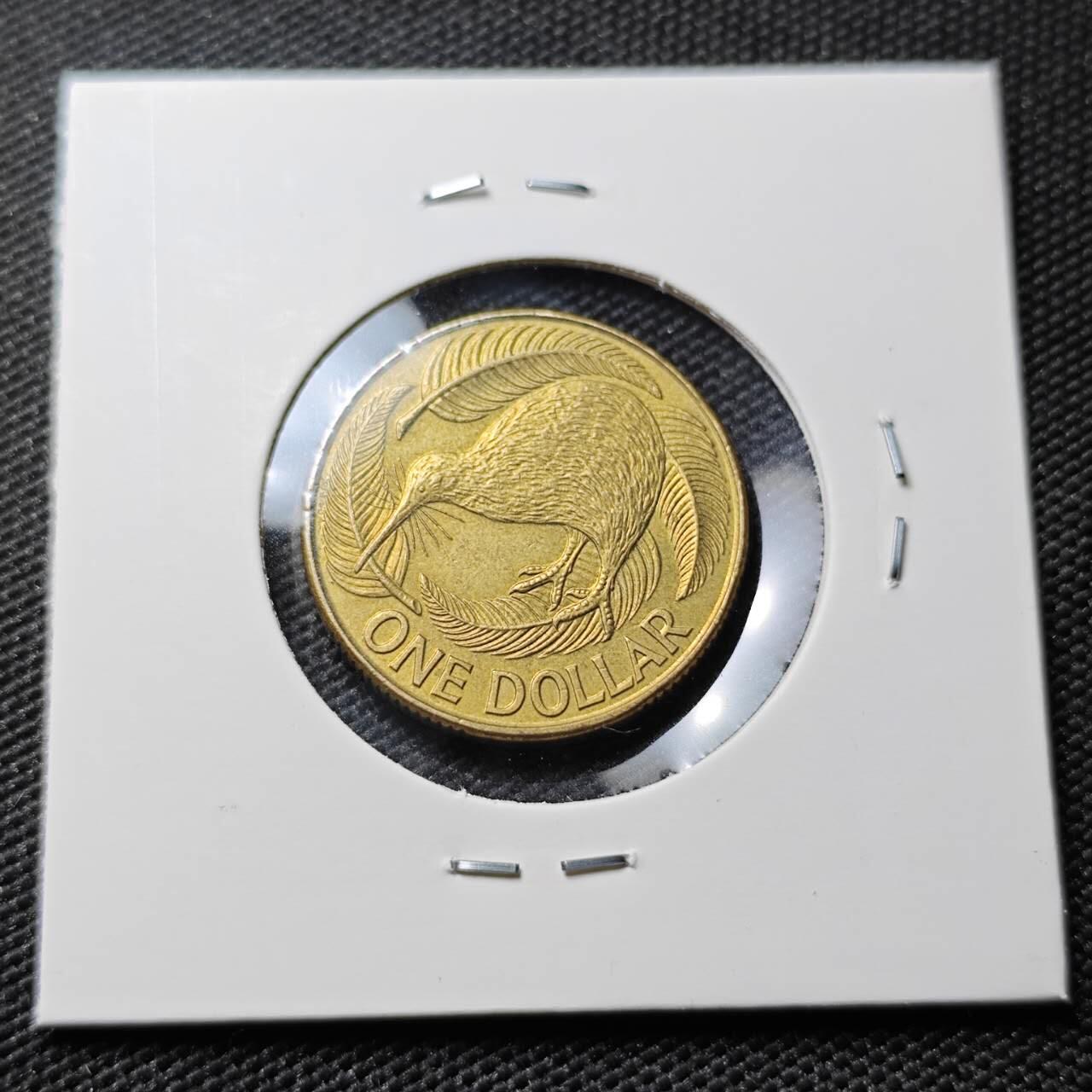 KK钱币收藏小铺 第382期  2月预留时间 周末发货 1990新西兰1元 