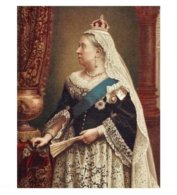 【银】纯银手工银 英国1887年维多利亚珐琅彩镀金高浮雕精制银币章吊坠 33MM 20克