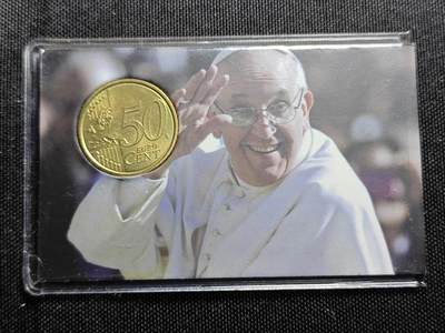 KK钱币收藏小铺 《套币 好品/批量散币专场》  2月预留时间 周末发货 -  梵蒂冈50分欧分