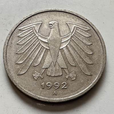 🌹外币初藏🌹🐯2025年第143场  每周二四六晚8️⃣点 接代拍 - 德国1992年A版5马克