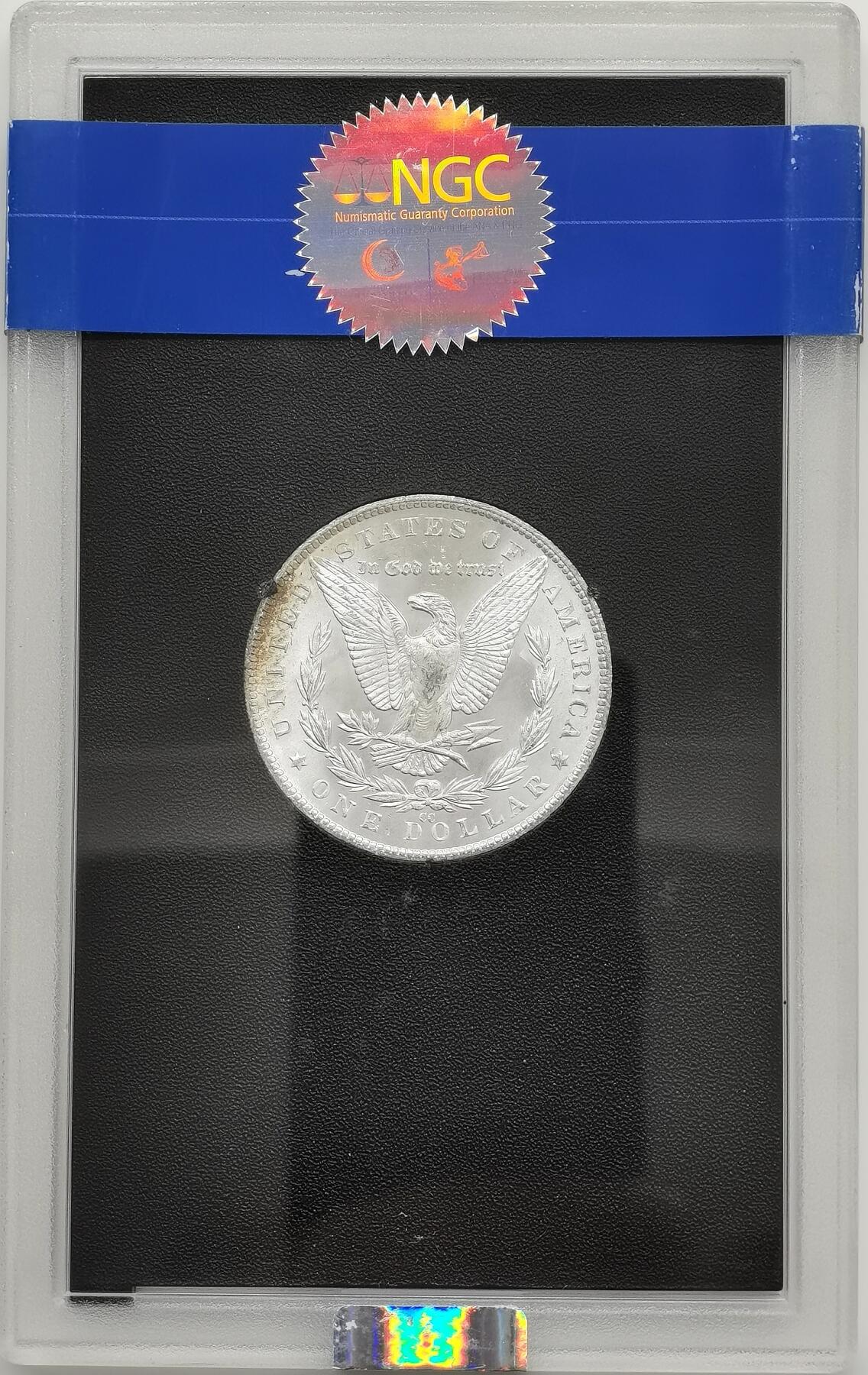 博洋堂世界钱币拍卖第153期（全场包邮） NGC MS65 美国1882 CC 摩根 卡森厂 GSA大封装 高分难得 十字转光