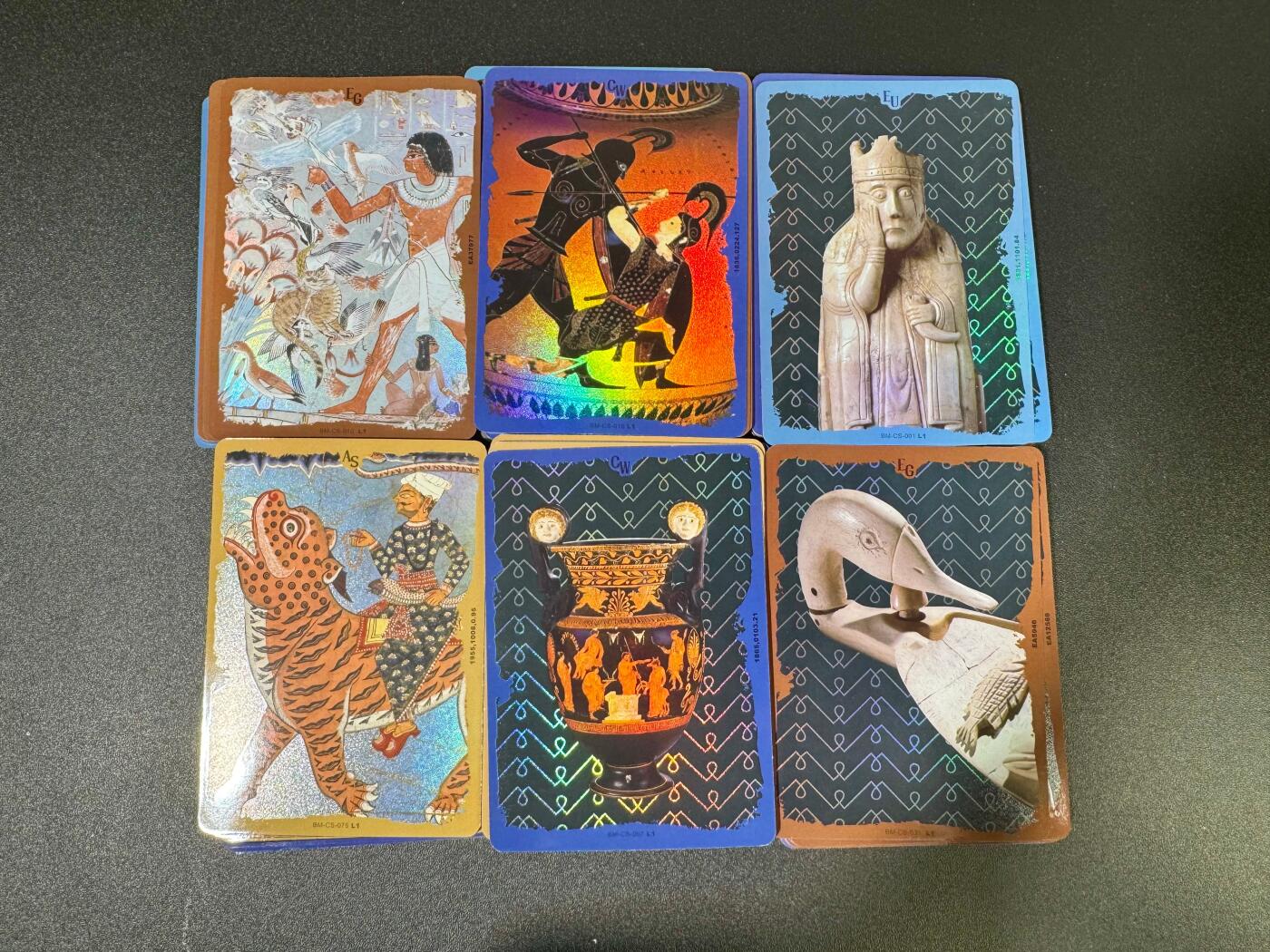 NO.18 好又多金牌大场，新店点关注不迷路！每周一站式配齐，方便凑单！（周6晚8点截拍，卖家送拍0抽成！） 卡游 大英博物馆第一弹+第二弹典藏卡，共计98张（有少量重复卡）