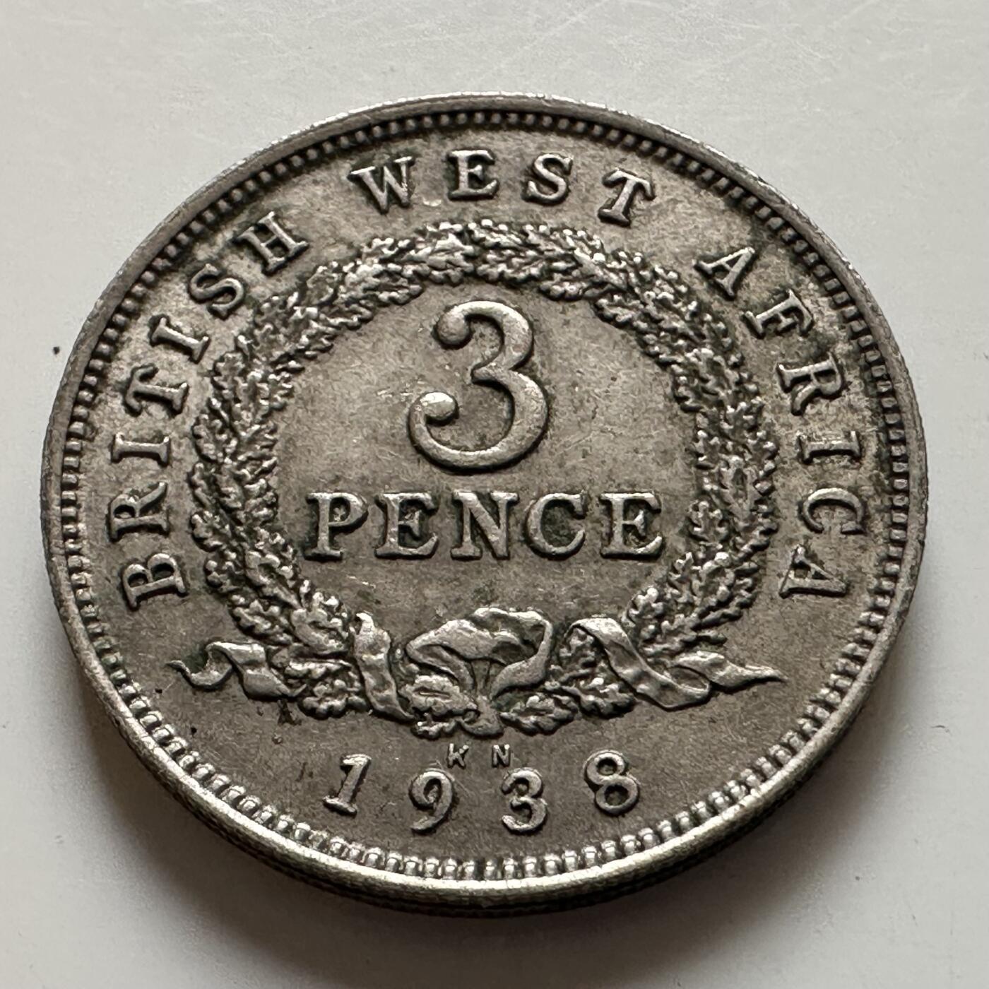 🌹外币初藏🌹🐯2025年第143场  每周二四六晚8️⃣点 接代拍 英属西非1938年三便士
