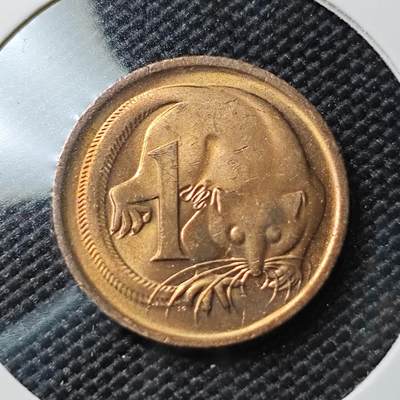 KK钱币收藏小铺 第382期  2月预留时间 周末发货 - 1977澳大利亚1分 好品