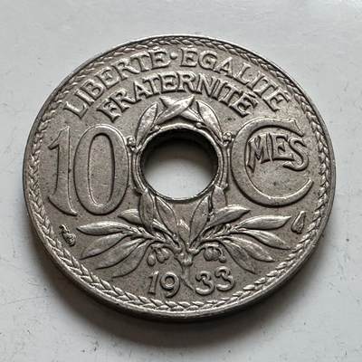 🌹外币初藏🌹🐯2025年第143场  每周二四六晚8️⃣点 接代拍 - 法国1933年十分