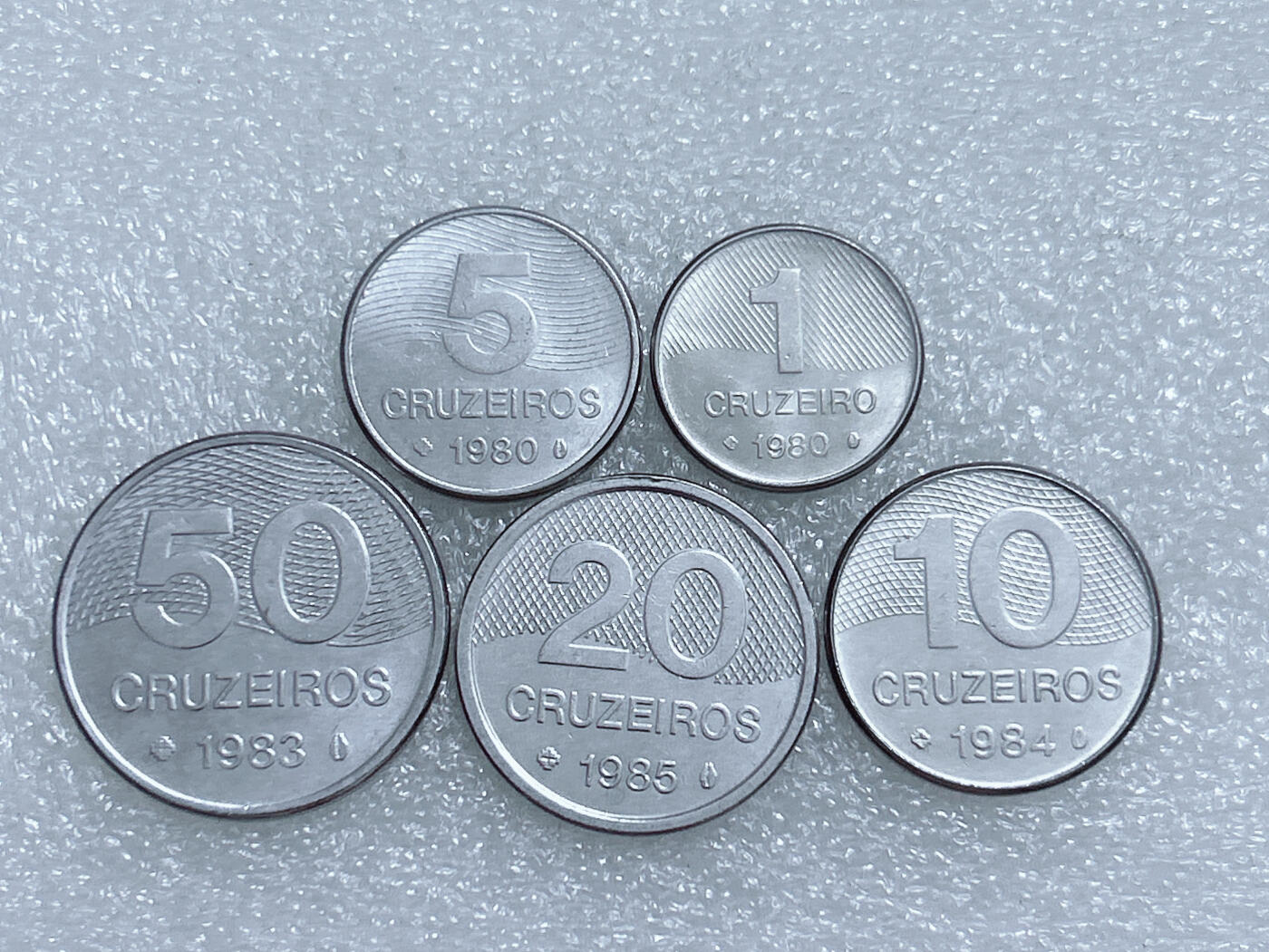 第一海外回流一元起拍收藏 散集专场  第278期 巴西80年代5枚套