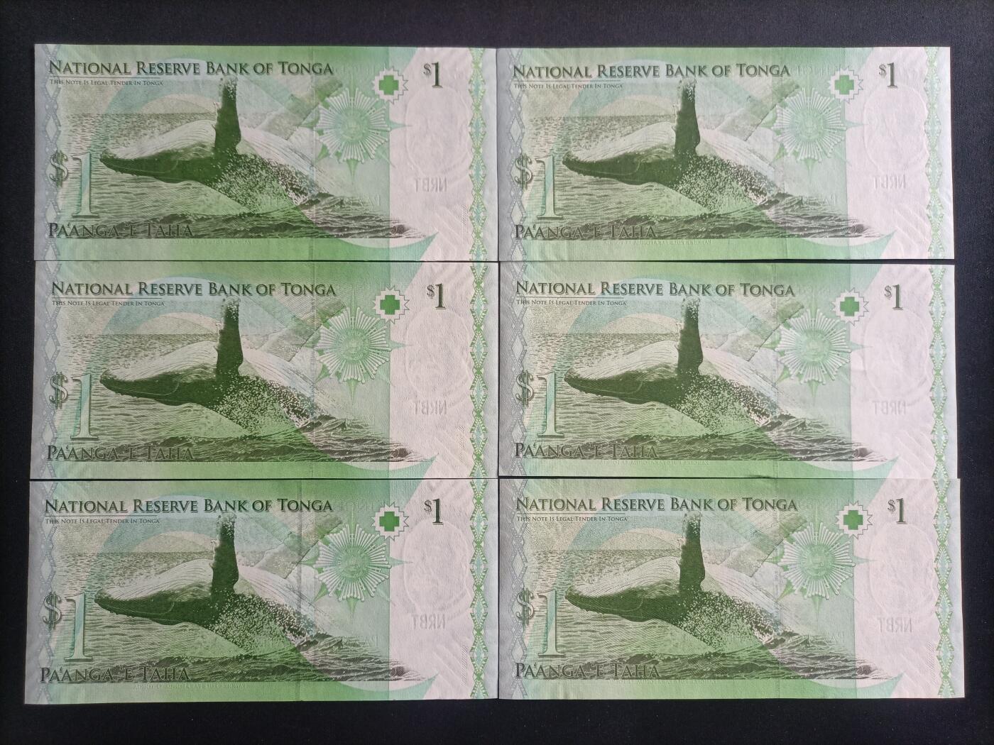 【游宝包邮场】蛇年第100期 五福临门+六六大顺 汤加🇹🇴 UNC/UNC-