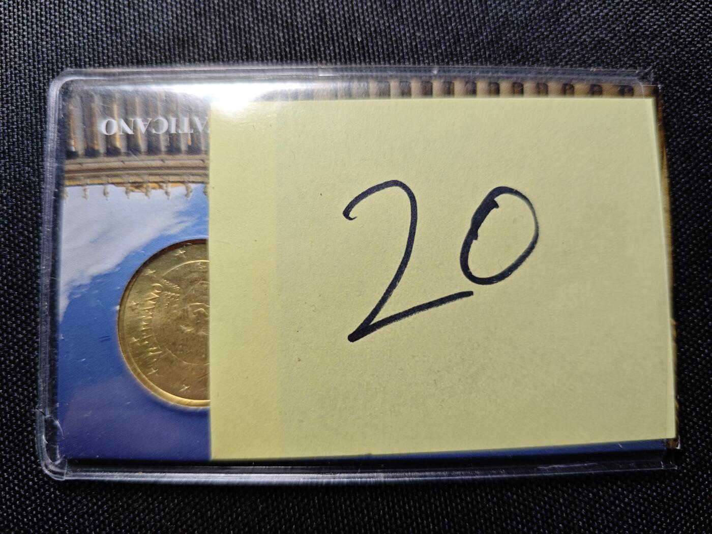 KK钱币收藏小铺 《套币 好品/批量散币专场》  2月预留时间 周末发货  梵蒂冈50分欧分