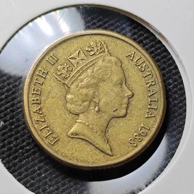 KK钱币收藏小铺 第382期  2月预留时间 周末发货 - 1988澳大利亚土著人2元 