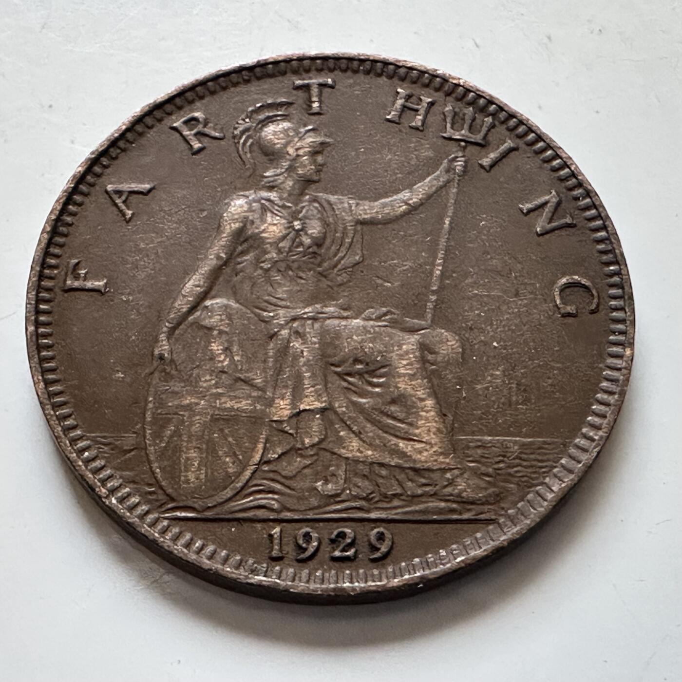 🌹外币初藏🌹🐯2025年第143场  每周二四六晚8️⃣点 接代拍 英国1929年一法新