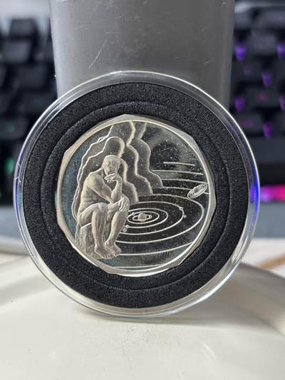 第185期拍卖 - 匈牙利1999年迎接千禧年思想者纪念银币，20克，925银，银价277元