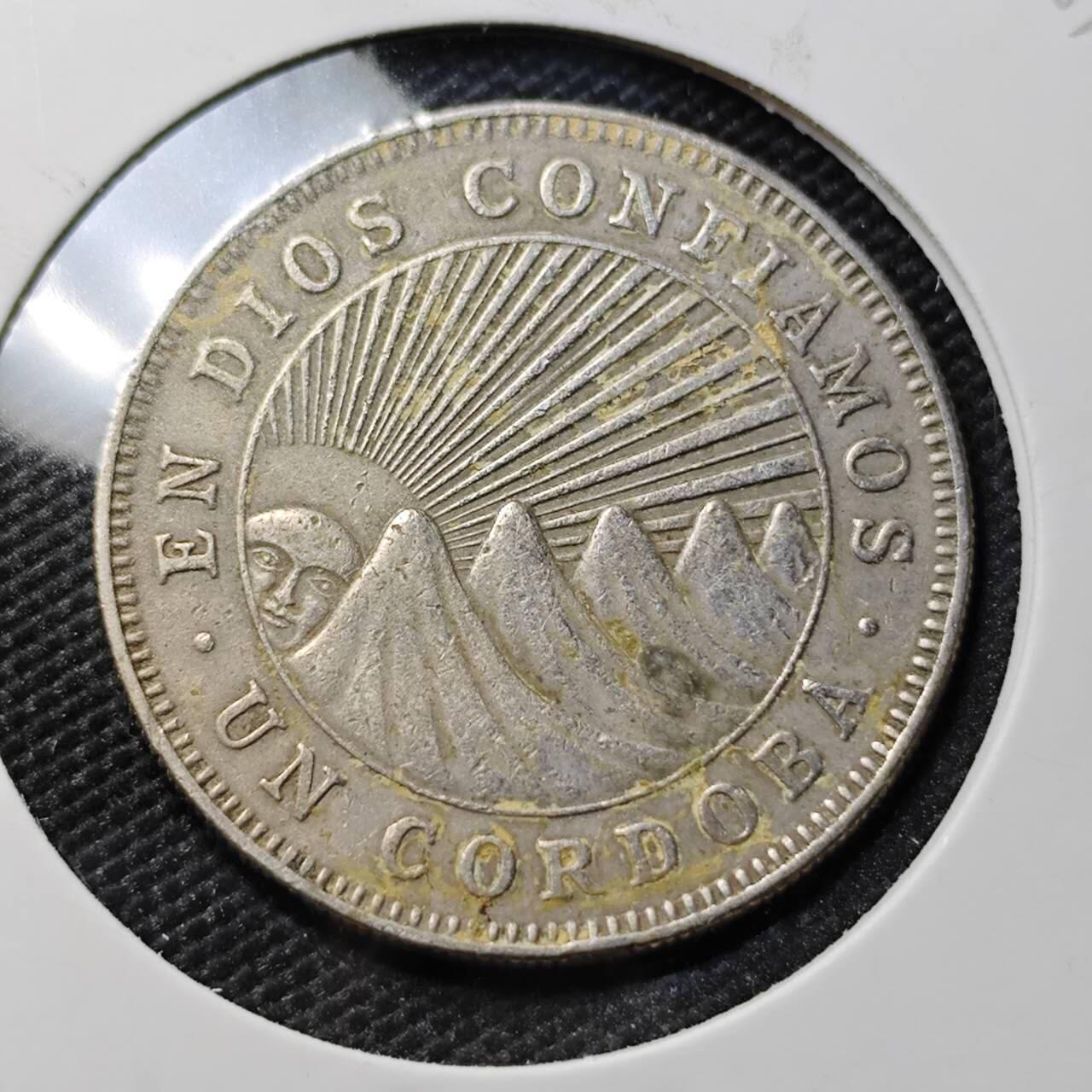 KK钱币收藏小铺 第382期  2月预留时间 周末发货 1972尼加拉瓜1科多巴 