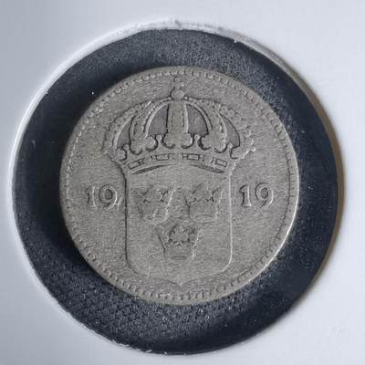 沼泽如烟--第938场 - 瑞典1919年10欧尔银币