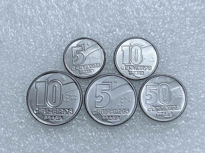 第一海外回流一元起拍收藏 散集专场  第278期 - 巴西硬币 5枚