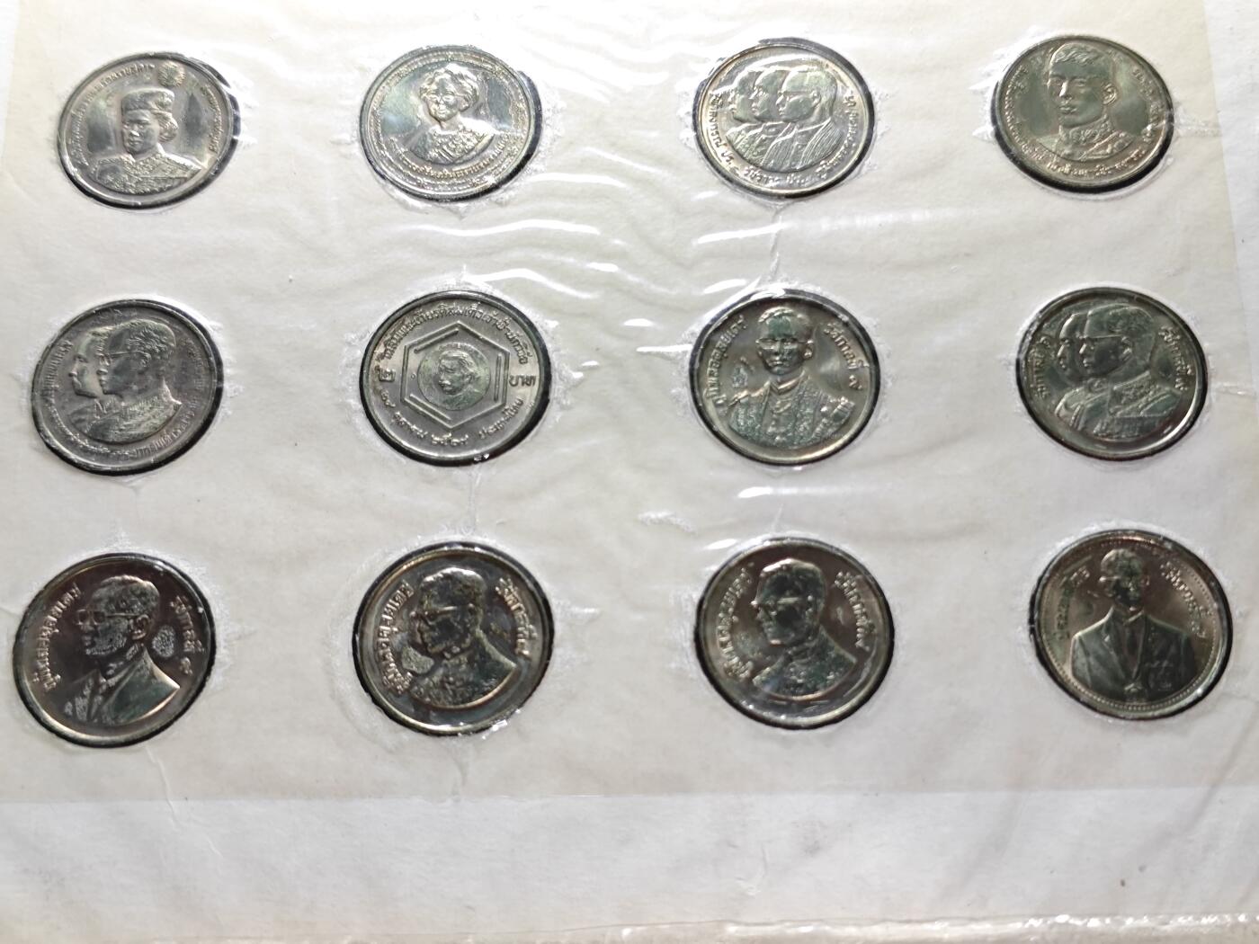 KK钱币收藏小铺 《套币 好品/批量散币专场》  2月预留时间 周末发货  泰国纪念币套币 含纪念币19枚