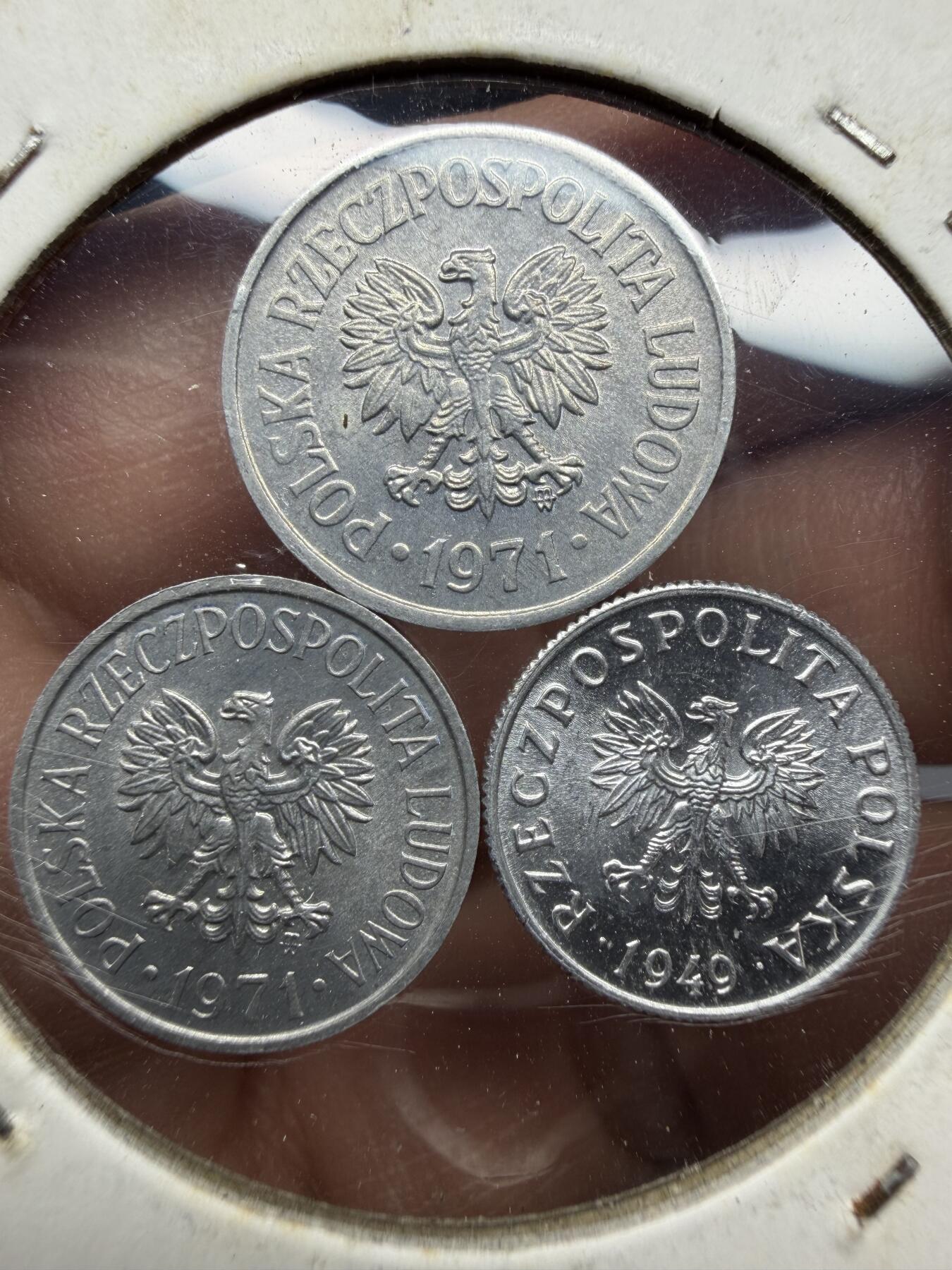 2025年集古藏今外币拍卖第十一期-第2场—（总第292拍），可以寄存60天，满160元包邮。 1949-1971年波兰三枚