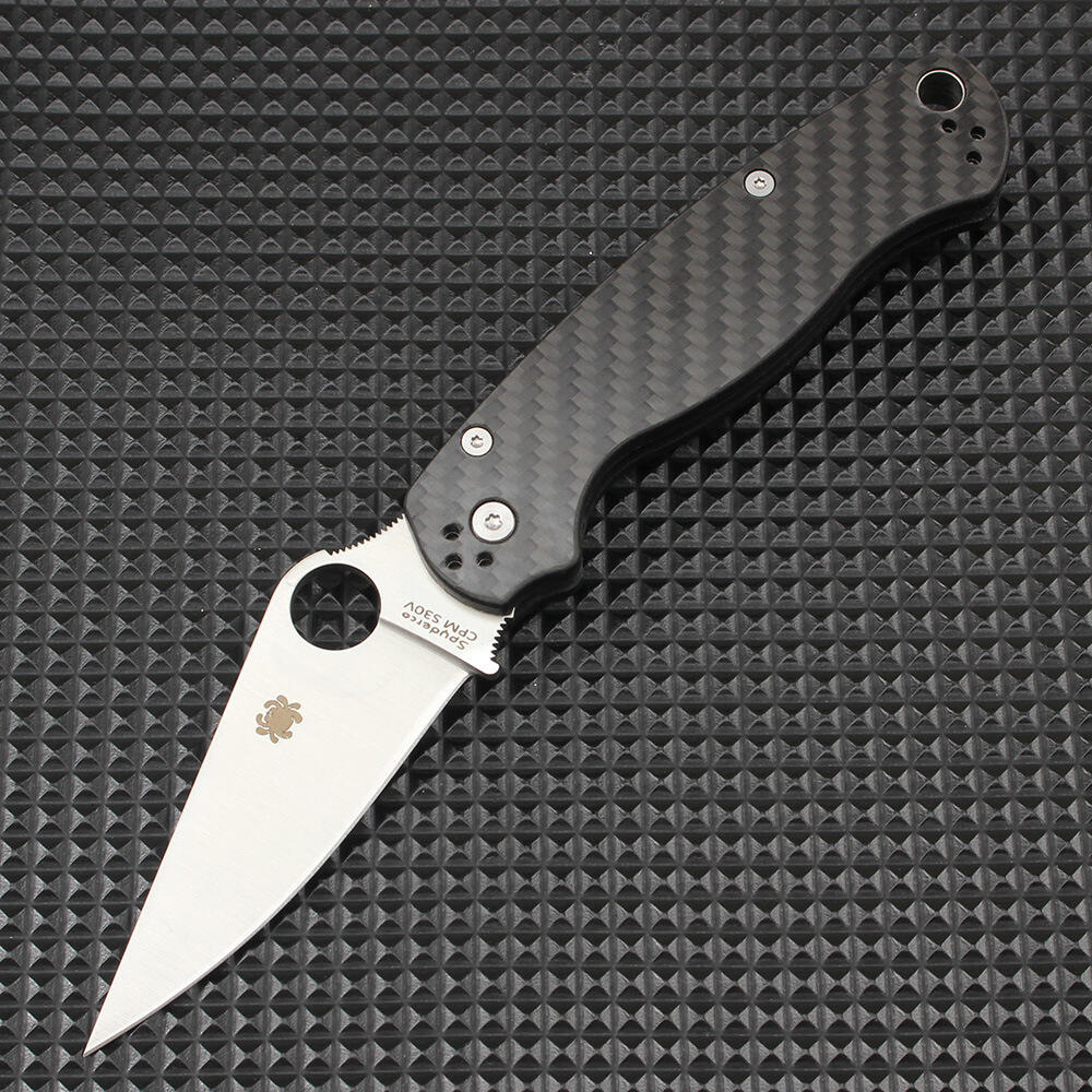 蜘蛛C81折叠刀碳纤手柄折刀