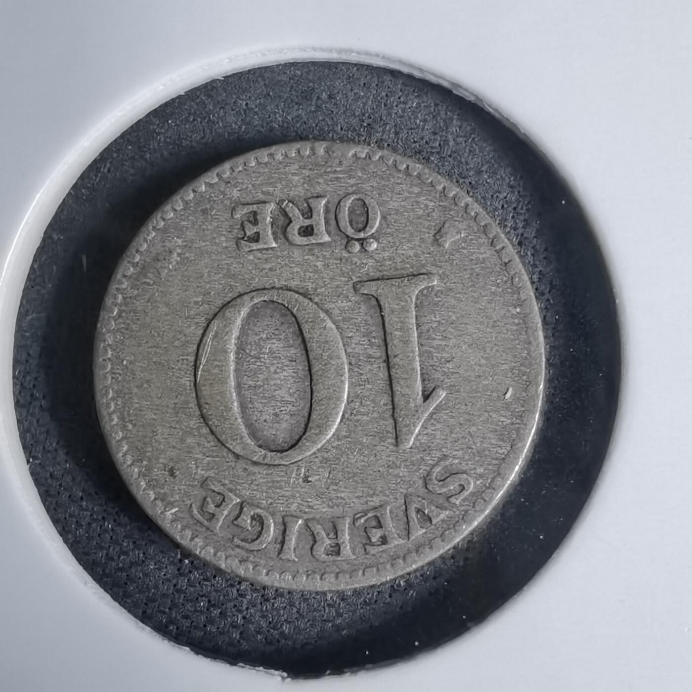 沼泽如烟--第938场 瑞典1919年10欧尔银币