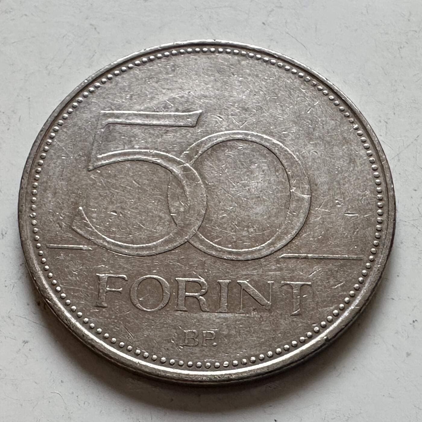 🌹外币初藏🌹🐯2025年第143场  每周二四六晚8️⃣点 接代拍 匈牙利2004年50福林