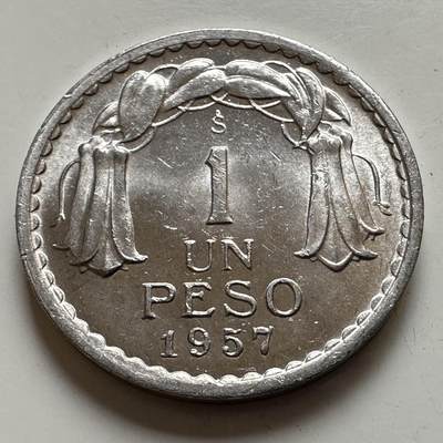 🌹外币初藏🌹🐯2025年第143场  每周二四六晚8️⃣点 接代拍 - 智利1957年一比索