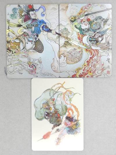龙虎卡牌-六八场（无佣金，周五结拍，欢迎送拍） - 彩闪3张 启读 广绘经典-战天王&战哪吒