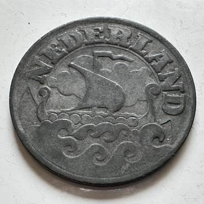 🌹外币初藏🌹🐯2025年第143场  每周二四六晚8️⃣点 接代拍 - 荷兰1941年25分锌币